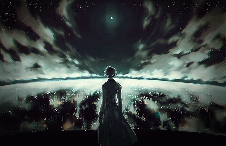 Touka Tokyo Ghoul, cloud  sky, dramatic sky, religion, architecture Free HD Wallpaper