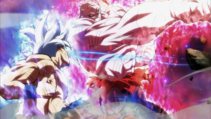 Ultra Instinct Goku V Jiren Kamehameha, digital composite, young women, adult, women Free HD Wallpaper