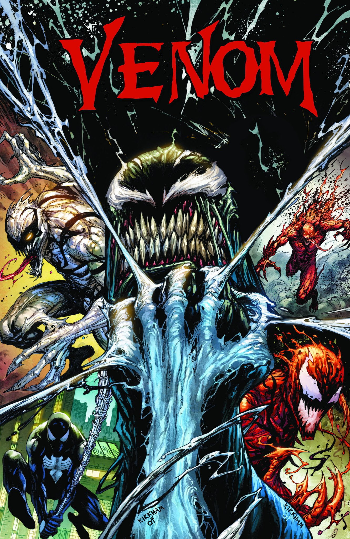 Venom Cover Art, toxin, anti venom, spiderman, carnage