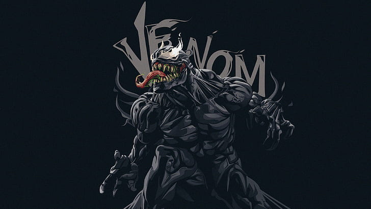 Venompool, symbiote, venom, by fauzan destian, teeth Free HD Wallpaper