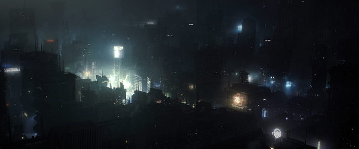 Yellow, bladerunner, blade runner 2049, cyberpunk Free HD Wallpaper