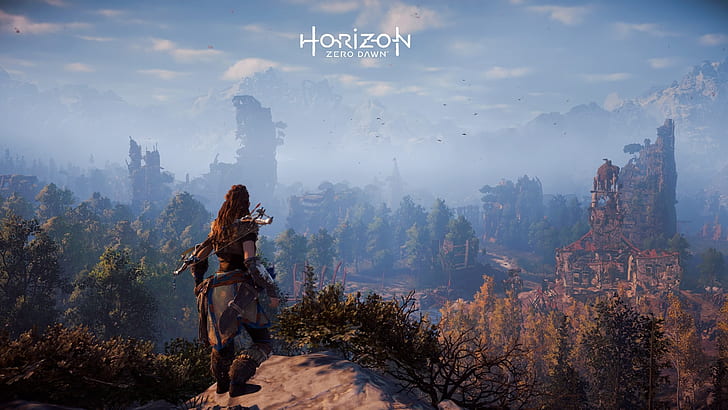 aloy horizon zero dawn, horizon zero dawn, video games Free HD Wallpaper