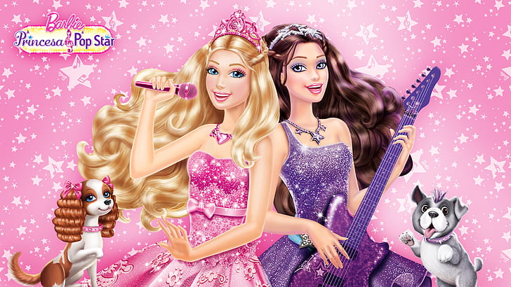 Barbie and the Pop Star, dolls, barbie dolls, girls, barbies Free HD Wallpaper