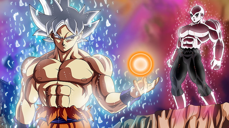 Beerus vs Jiren, no people, ultra instinct dragon ball, ball, craft Free HD Wallpaper