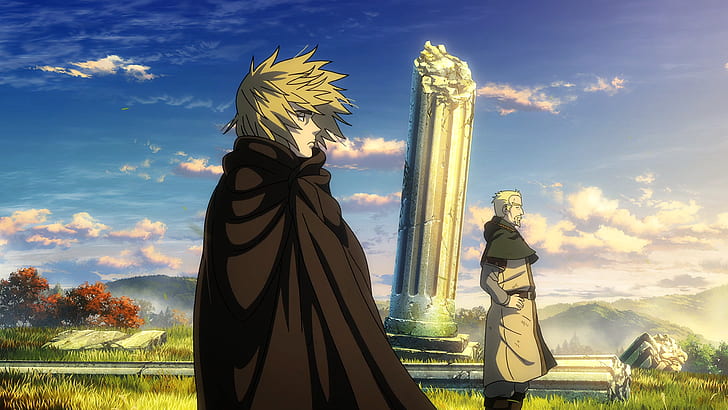 Bjorn Vinland Saga, clouds, wit studio, vinland saga, askeladd Free HD Wallpaper