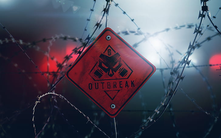 Call of Duty Warzone, six, rainbow, siege, outbreak Free HD Wallpaper