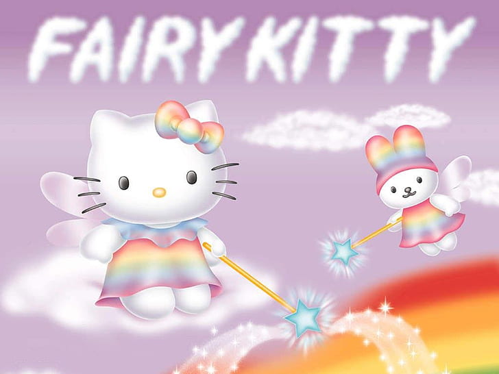 Dark Hello Kitty, hello kitty, kitty, anime, art Free HD Wallpaper