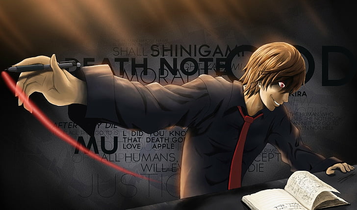 death note, anime, light yagami Free HD Wallpaper