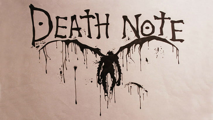 Drawings of Death Note, closeup, single word, dirty, art and craft Free HD Wallpaper