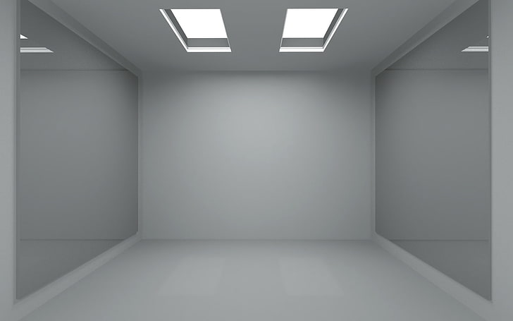 Empty Office Room, art, minimalistic, Minimalistic, empty