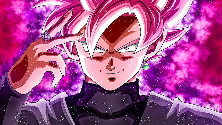 Goku Black Super Saiyan Rose 5, anime,, black, goku, wallpaper Free HD Wallpaper