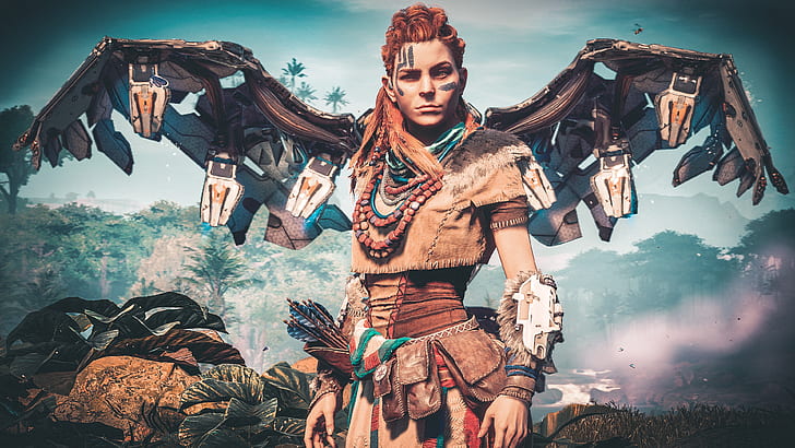 Hades and Gaia, horizon zero dawn, aloy horizon zero dawn, video game Free HD Wallpaper