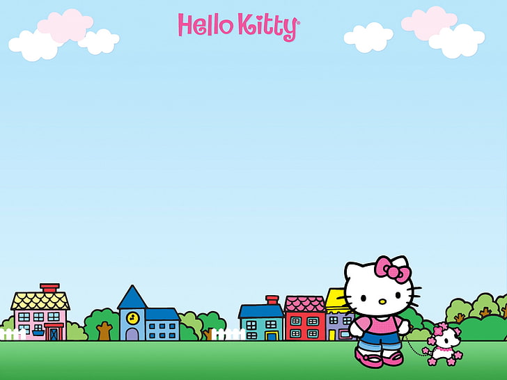 Hello Kitty iPhone, art, HD, Kitty, anime Free HD Wallpaper