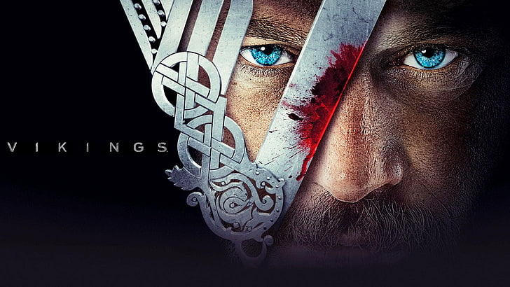 History Channel Vikings TV Show, men, vikings, black background, indoors Free HD Wallpaper