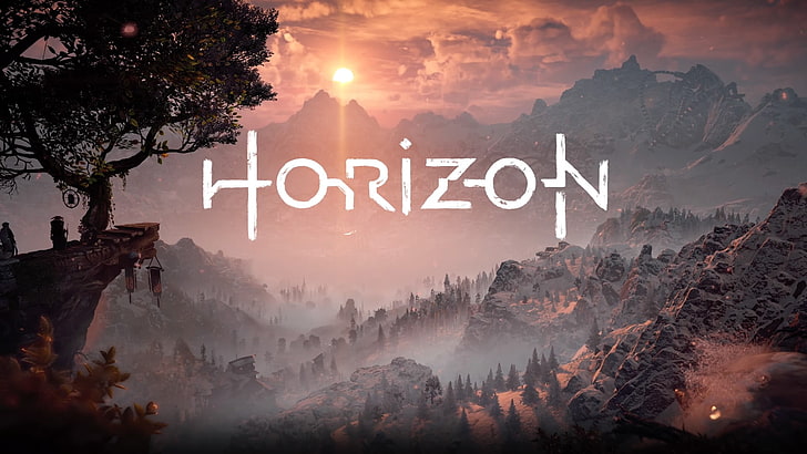 Horizon Zero Dawn DLC, mountain, text, video games, aloy horizon zero dawn Free HD Wallpaper