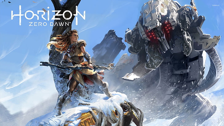 Horizon Zero Dawn HD, snowcapped mountain, outdoors, winter, cold temperature Free HD Wallpaper