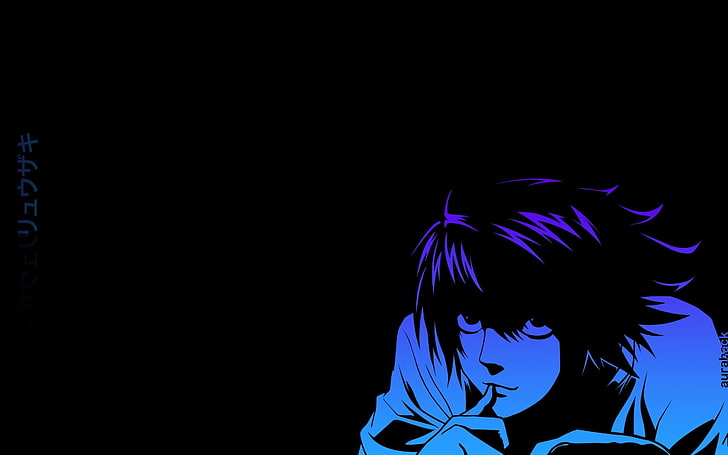 L Death Note Sketch, art, Note, death, anime Free HD Wallpaper