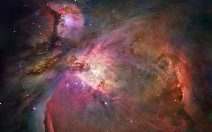 Orion Nebula From Hubble, night, star  space, orion, sharpest