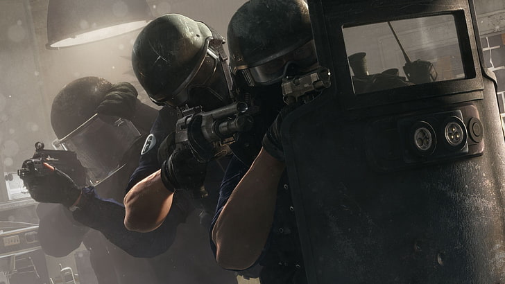 Rainbow Six Siege Black Ice, machine gun, uniform, government, day Free HD Wallpaper