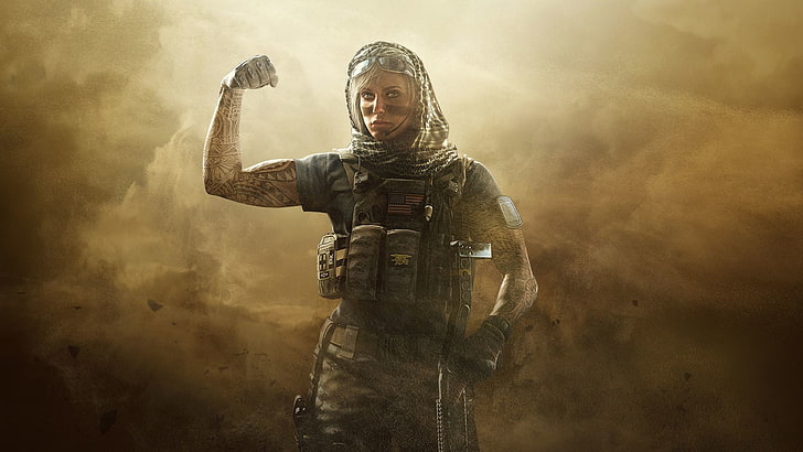 Rainbow Six Siege Characters, security, dust, aggression, sport Free HD Wallpaper