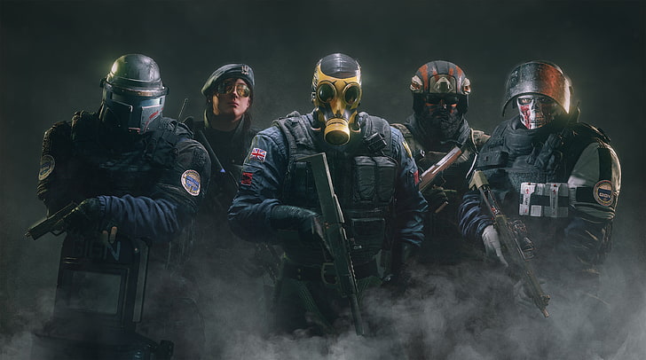 Rainbow Six Siege, cooperation, teamwork, safety, standing Free HD Wallpaper