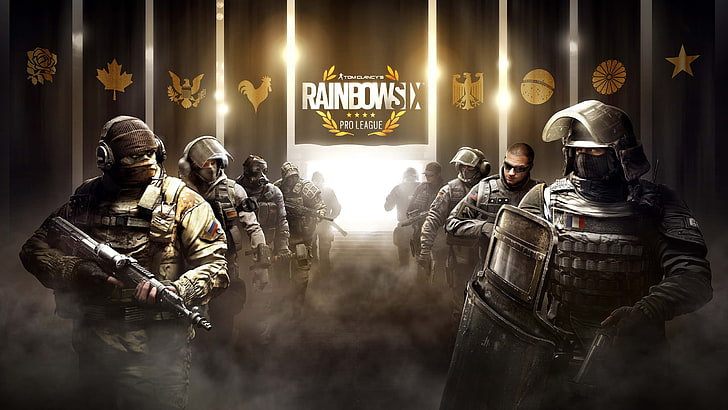 Rainbow Six Siege Maps, illuminated, uniform, armed forces, ctu Free HD Wallpaper