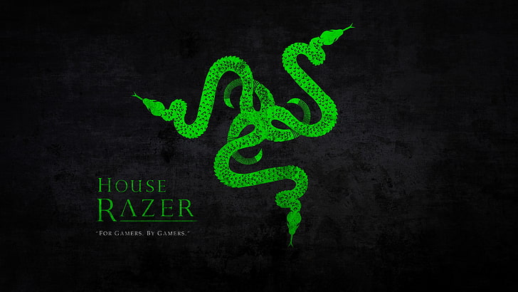 Razer Gaming Logo, razer inc, indoors, board, blackboard Free HD Wallpaper