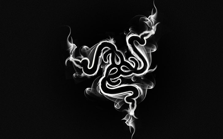 Razer Inc. Logo, glowing, motion, art and craft, nature