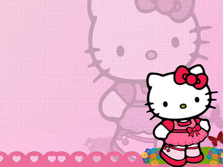 Real Hello Kitty, indoors, art and craft, communication, emotion Free HD Wallpaper