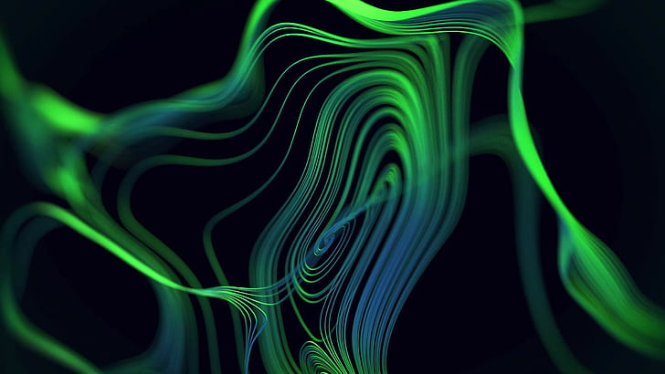 Red Razer, abstract, razer phone 2, colorful