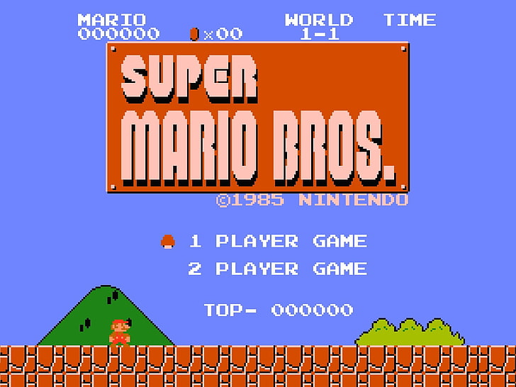 Super Mario Bros The Lost Levels NES, people, healthcare and medicine, blue, western script Free HD Wallpaper