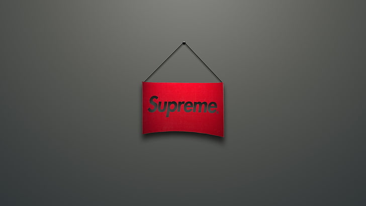 Supreme Swag, security, gray background, message, no people