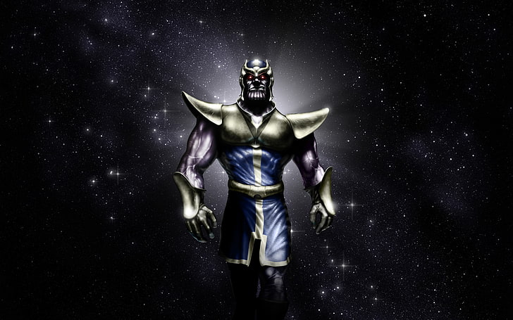 Thanos From Avengers, obscured face, creativity, nature, three quarter length Free HD Wallpaper