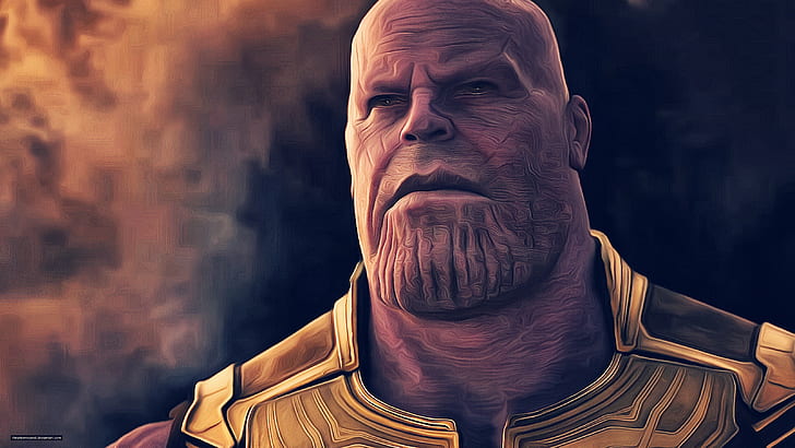 Thanos Infinity Gauntlet Movie, white hair, mature adult, gray hair, headshot Free HD Wallpaper