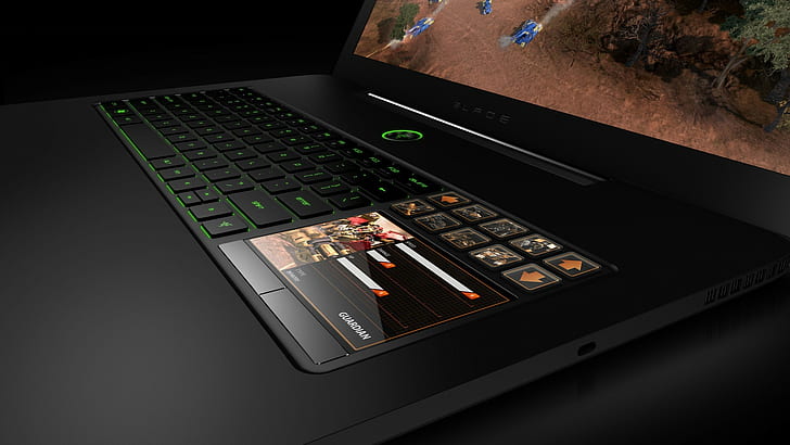 UHD Laptop, city, gaming laptop, sunset, razer Free HD Wallpaper