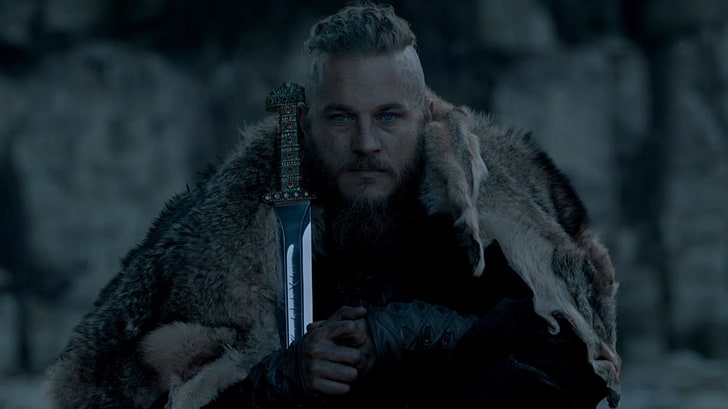 Vikings TV Show, tv show, adult, ragnar lothbrok, facial hair Free HD Wallpaper