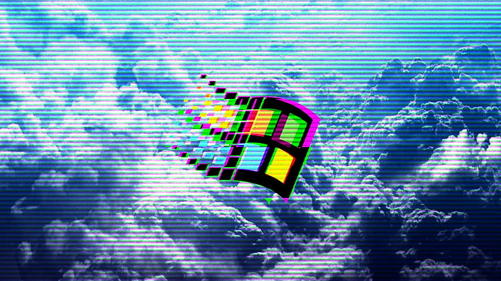 Windows 95 Startup Sound, 1990s, windows 95, vaporwave, windows 98 Free HD Wallpaper