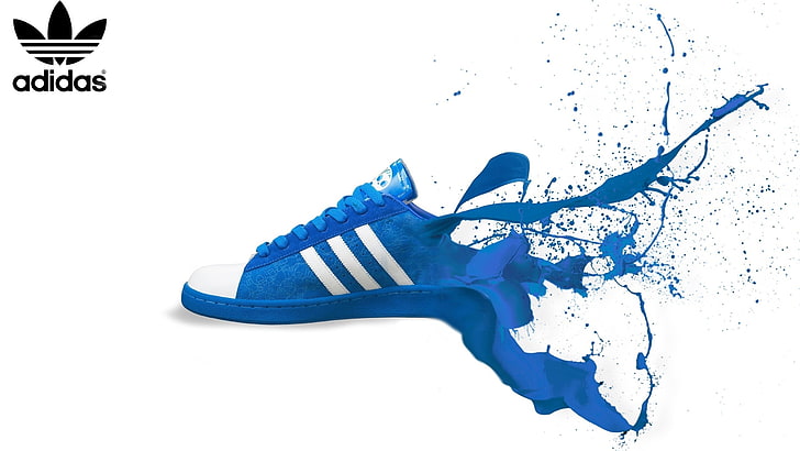 Adidas Racing Shoes, western script, white background, studio shot, purple Free HD Wallpaper