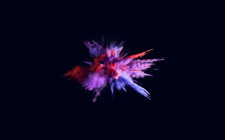 Apple iMac, night, flower, celebration, motion