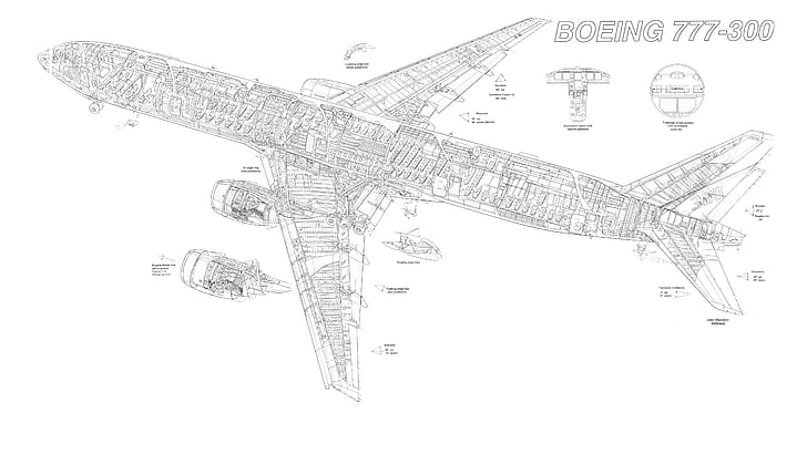 Boeing 777-9X, 777, jet, plane, aircraft