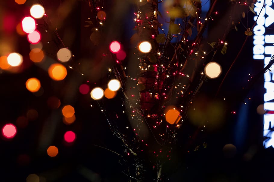 Bokeh HD, multi colored, christmas, christmas decoration, lighting