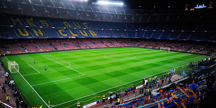 Camp Nou Map, crowd, spectator, competition, soccer field