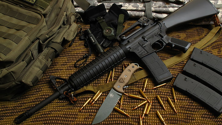 Colt M16, us army, m16 rifle, m16a1, m4a1