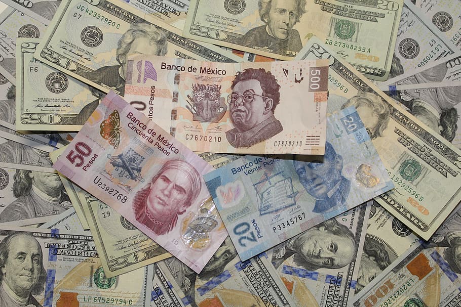 Currency Exchange Rate US Dollar, wealth, finance, mxn, cash Free HD Wallpaper