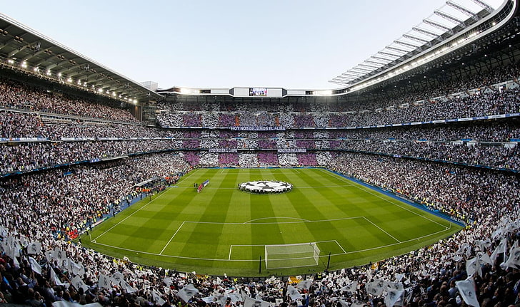 Estadio Del Real Madrid, santiago bernabeu stadium, real madrid, nature, international team soccer Free HD Wallpaper