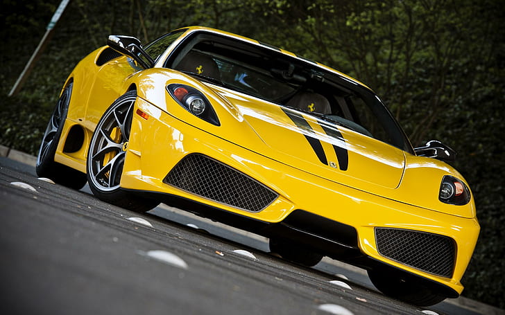 Ferrari Car, machinery, sunburst, beautiful, ferrari Free HD Wallpaper