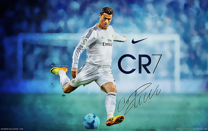Football Cristiano Ronaldo, skill, full length, winning, real people