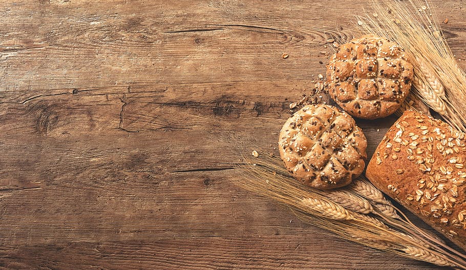 Fresh Bread, rye, flour, snack, bake