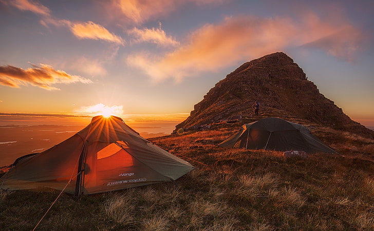 Fun Outdoor Camping, wild, slope, travel, wildcamp Free HD Wallpaper