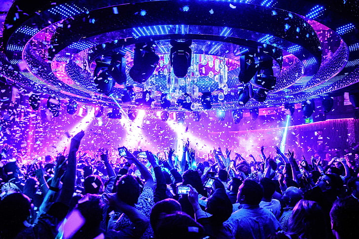 Las Vegas Day Clubs, rave, dancing, bar, dance Free HD Wallpaper